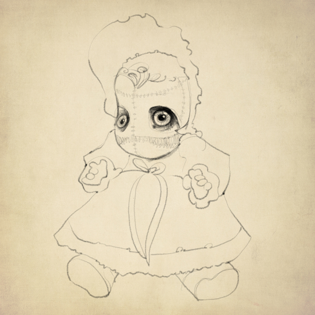 evil in sketchy form