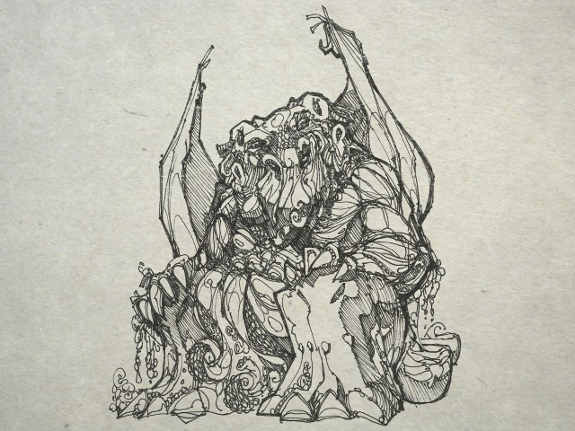 When, after infinities of chaos, the first men came, the Great Old Ones spoke to the sensitive among them by moulding their dreams; for only thus could Their language reach the fleshly minds of mammals.