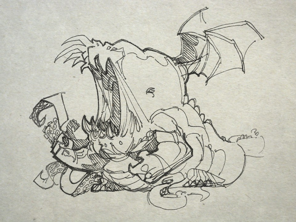 swallowed up by an angle of masonry 