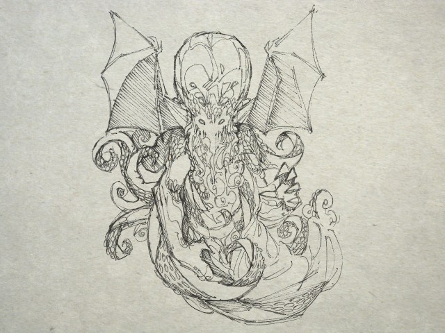 There are some who are of the opinion that Lovecraft borrowed the name “Cthulhu” from Sumerian mythology. This is a hoax perpetrated by the “Simon” hoax edition of the Necronomicon which combines elements of Sumerian mythology and the Lovecraft myths.