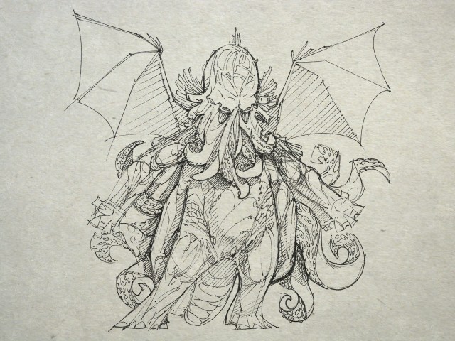 Cthulhu's parent is the androgynous deity Nagoob.