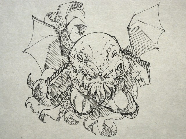 Cthulhu's parent is the androgynous deity Nagoob.