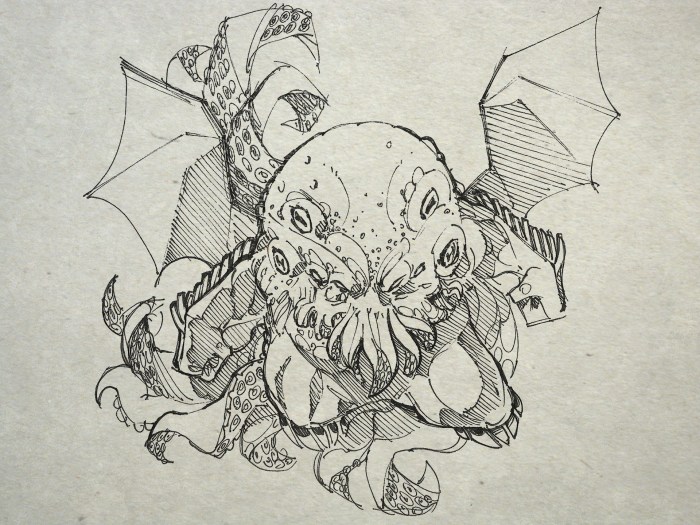 Cthulhu's parent is the androgynous deity Nagoob.