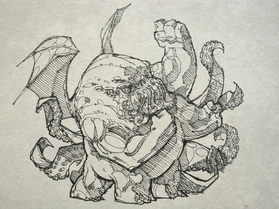 Then, whispered Castro, those first men formed the cult around tall idols…