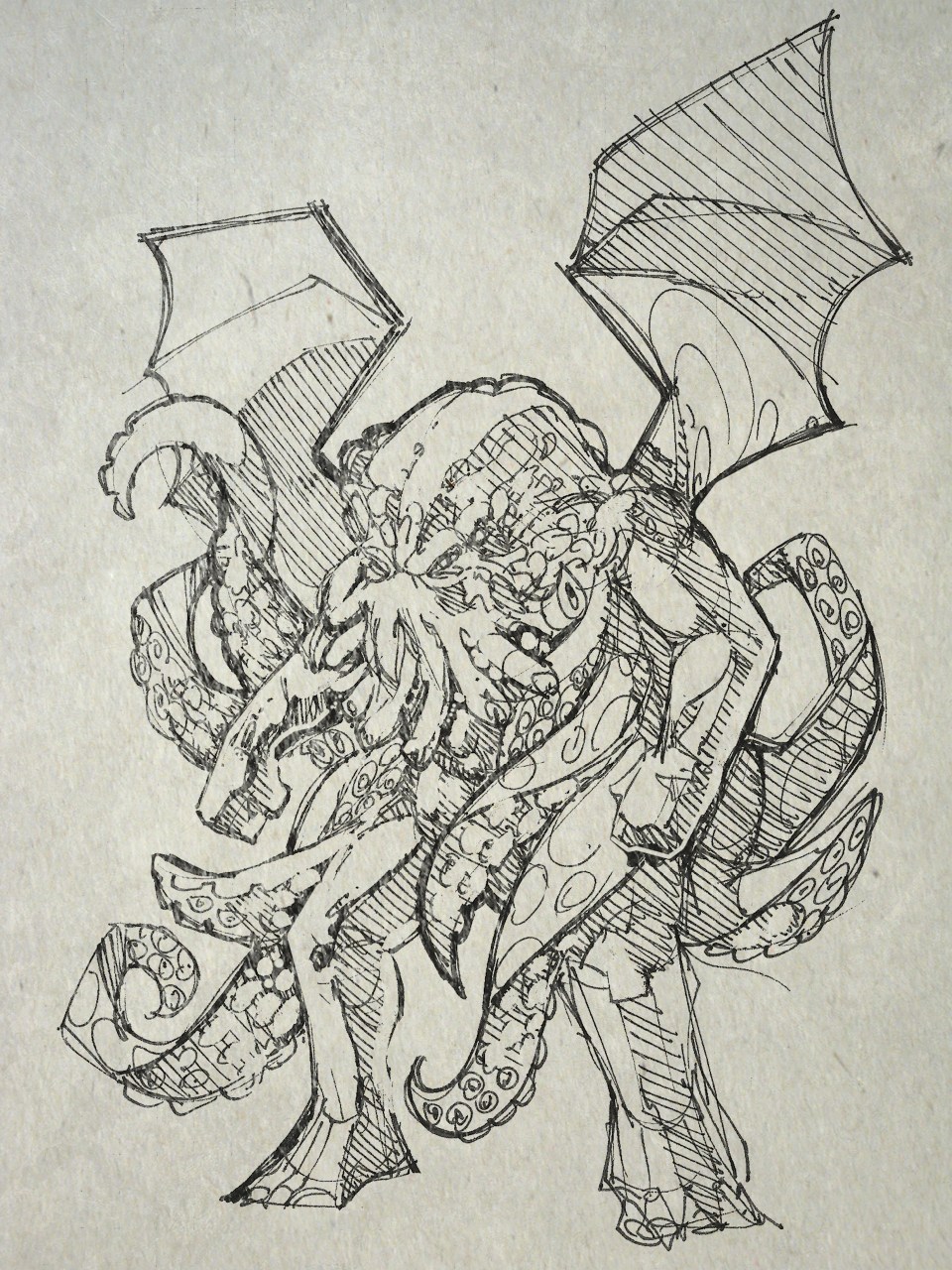 The awful squid-head…