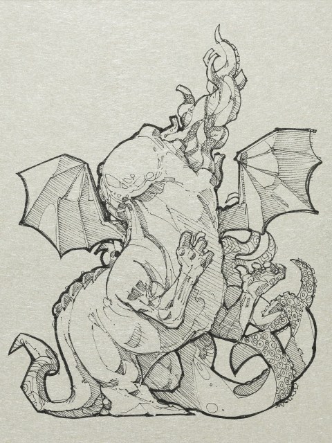 : the Cthulhu Mythos. In 1937, Derleth wrote the short story "The Return of Hastur", and proposed two groups of opposed cosmic entities: ... the Old or Ancient Ones, the Elder Gods, of cosmic good, and those of cosmic evil, bearing many names, and themselves of different groups, as if associated with the elements and yet transcending them: for there are the Water Beings, hidden in the depths; those of Air that are the primal lurkers beyond time; those of Earth, horrible animate survivors of distant eons.