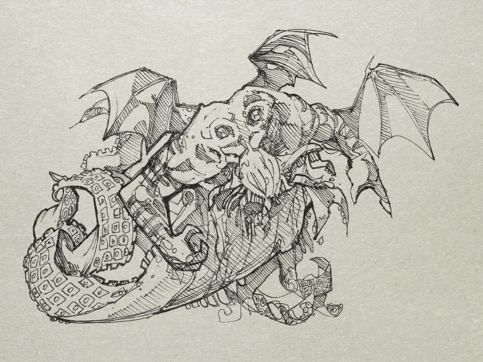 Cthulhu, they call me. Great Cthulhu. 