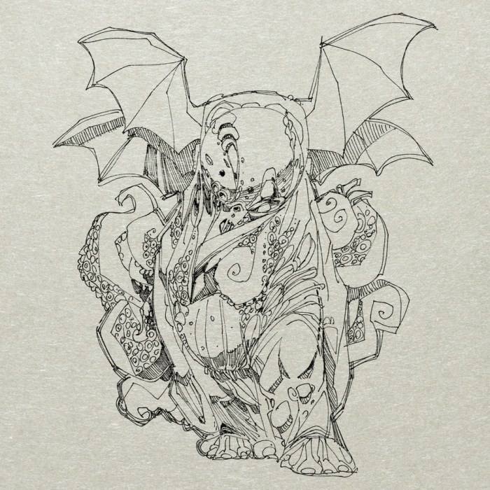 That glimpse, like all dread glimpses of truth, flashed out from an accidental piecing together of separated things - in this case an old newspaper item and the notes of a dead professor.I hope that no one else will accomplish this piecing out; certainly, if I live, I shall never knowingly supply a link in so hideous a chain.