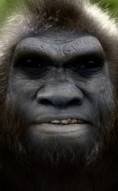 Built on the skull of an australopithecus afarensis