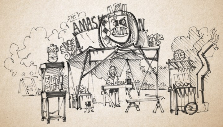 GeoffBezos at the fair.