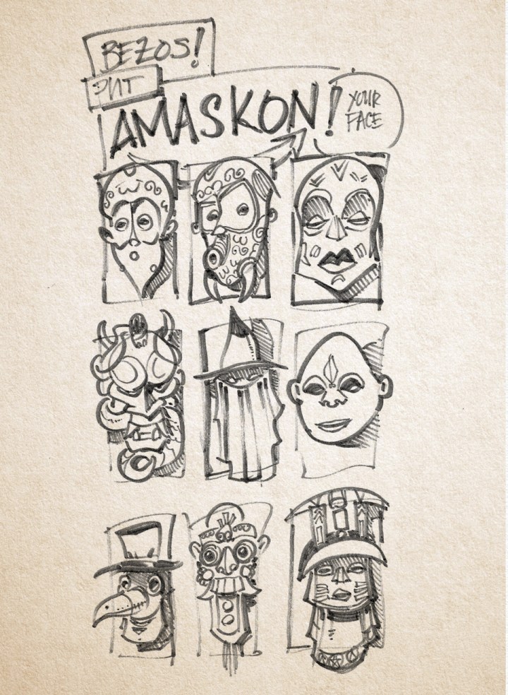 Geoff Bezos Masks for Sale