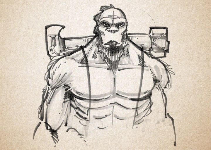 D&D Bigfoot Barbarian/Monk