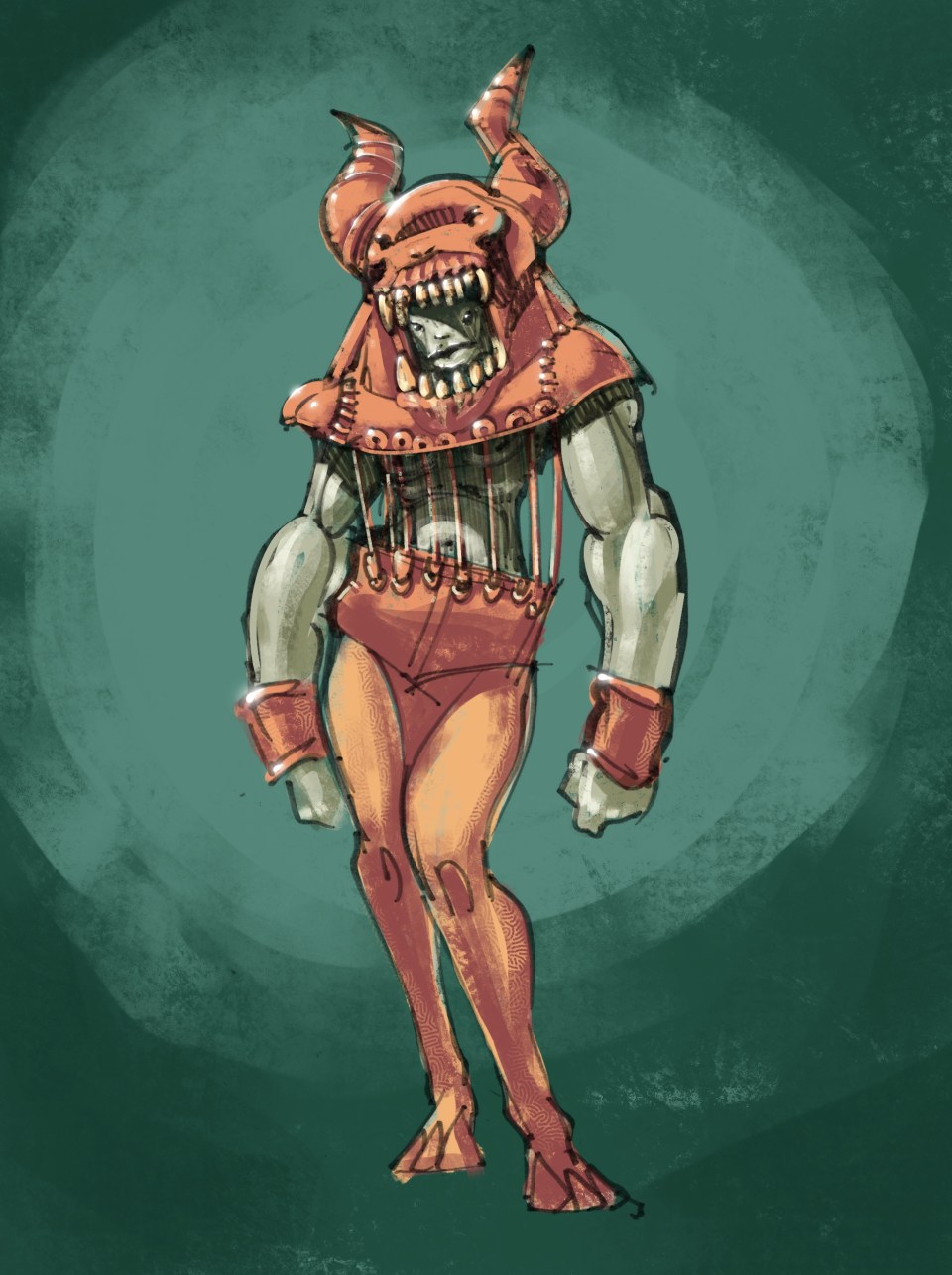 Minotaur concept sketch